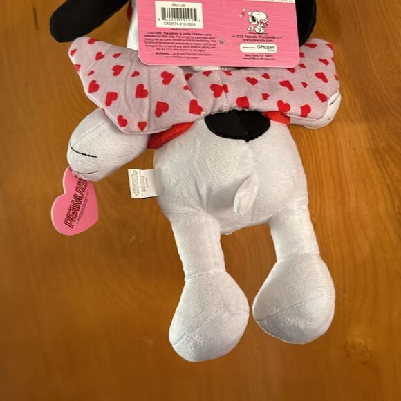 Snoopy Plush Dog Toy Valentines Day Cupid - Picture 3 of 4